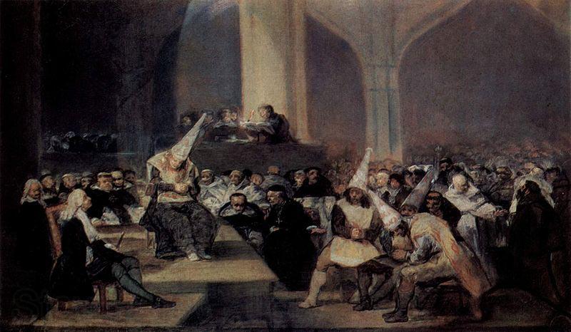 Francisco de Goya Tribunal der Inquisition